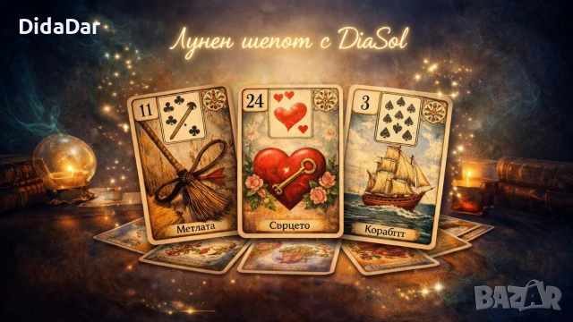 🔮Гледане на карти Ленорман, Таро.🧿, снимка 5 - Таро карти - 54003755