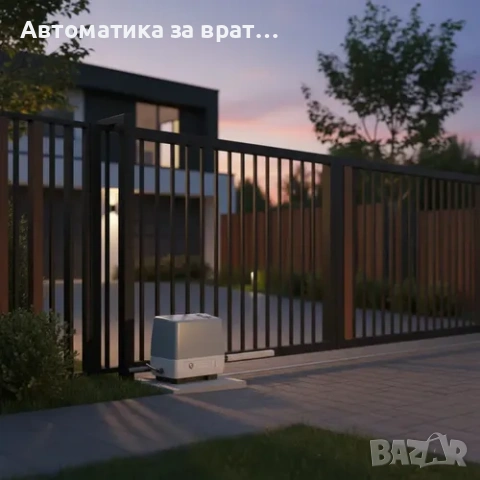 Пълен Комплект автоматика за плъзгащи врати до 600кг с 2 дистанционни, лампа, фотоклетки и 4м. рейки, снимка 7 - Други - 54083700