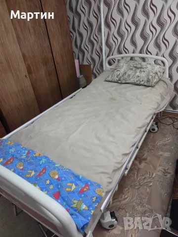 Болнично легло механично с матрак, снимка 3 - Други - 55683853