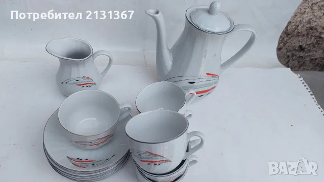 китка,изида,сервиз,български порцелан, снимка 8 - Сервизи - 55338808