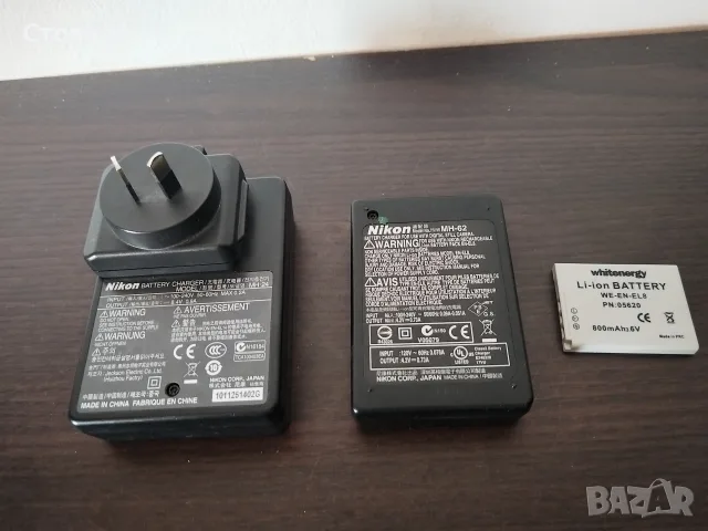 Зарядни, адаптери Nikon EH-63,Nikon EH-66,Nikon MH-23, MH-24,, MH-62, снимка 14 - Батерии, зарядни - 55414521