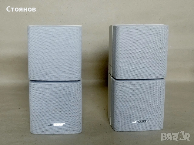 Чифт оригинални бели колонки BOSE Double Cube, снимка 2 - Тонколони - 54929508