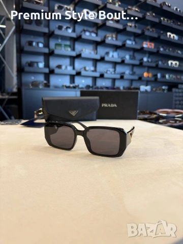 Очила + висок клас калъф + на марката кутия + сертификат + кърпичка prada, снимка 8 - Слънчеви и диоптрични очила - 54159495
