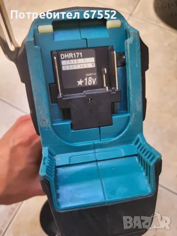 Компактен безчетков перфоратор Makita DHR171. 18 волта, само тяло., снимка 5 - Други инструменти - 55103182