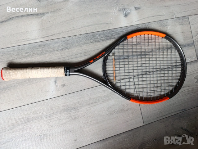 Детска ракета за тенис на корт  Wilson burn 26S, снимка 2 - Тенис - 54396514