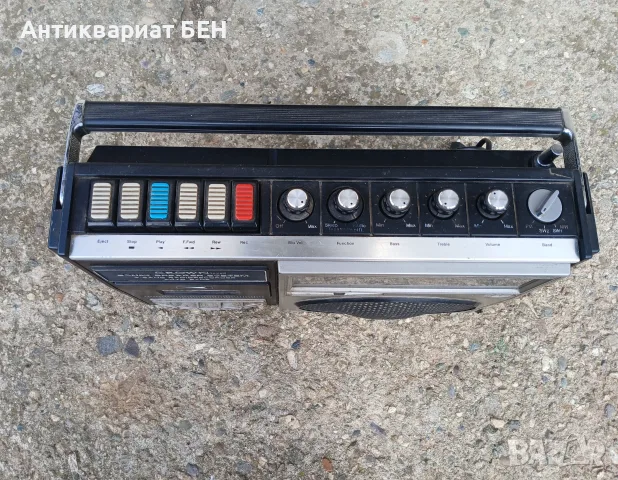 CROWN CRC-550SW – ЯПОНСКИ ВИНТИДЖ РАДИОКАСЕТОФОН, снимка 7 - Антикварни и старинни предмети - 55417735