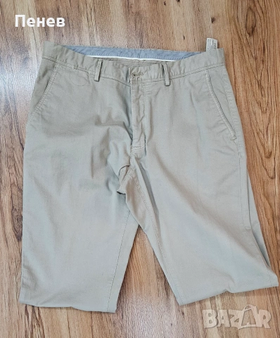 Massimo Dutti мъжки бежов панталон, снимка 2 - Панталони - 55063087