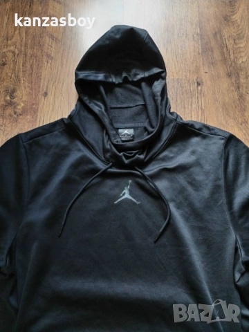 NIKE Jordan Therma Protect - страхотно мъжки горнище Л КАТО НОВО, снимка 4 - Спортни дрехи, екипи - 54810000