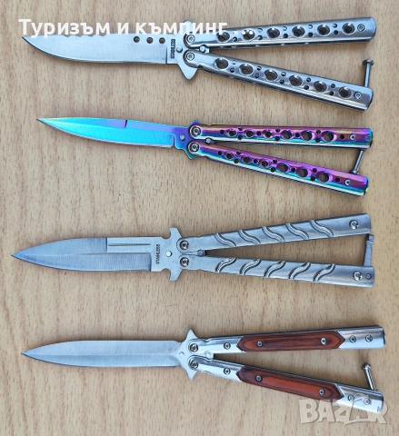 Сгъваем нож пеперуда /Butterfly Knife/-3 модела  , снимка 13 - Ножове - 28603899