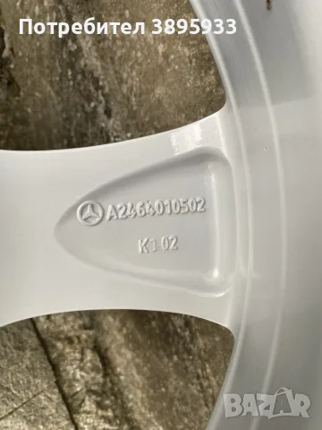 Оригинални джанти на Mercedes - Benz A B class, снимка 10 - Гуми и джанти - 55317802