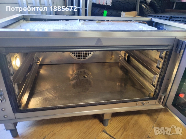 Конвектомат фурна Leventi Bakermat 220V 2016г, заедно с основа и маса., снимка 4 - Обзавеждане за заведение - 52019949