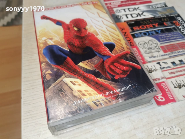 СПАЙДЪР-МЕН ORIGINAL VHS TAPE 1705261006L1, снимка 9 - Други жанрове - 54579217