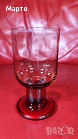 Много красиви стъклени чаши за концентрат, цветно стъкло, 6 бр, снимка 4 - Чаши - 54240291