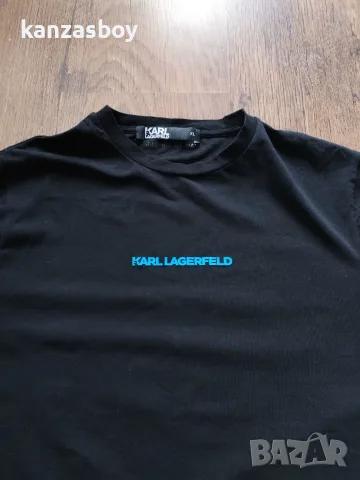 karl lagerfeld - страхотна мъжка тениска XL КАТО НОВА , снимка 2 - Тениски - 55443441