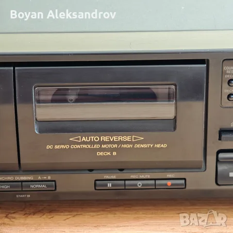 Двоен автореверсен касетен дек Sony TC-WR465 – Напълно обслужен и профилактиран, снимка 3 - Декове - 55594235