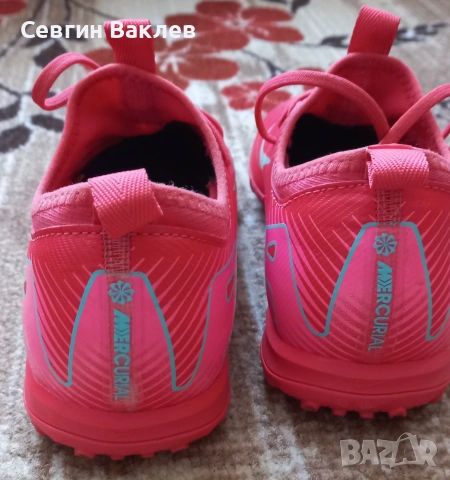 Nike JR Zoom Vapor 16 – Детски футболни обувки – Отлично състояние, снимка 2 - Детски обувки - 55077948