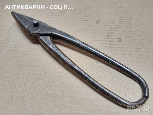 Стара Кована Ножица За Рязане На Ламарина. / НОМЕР 1818., снимка 4 - Антикварни и старинни предмети - 54393436
