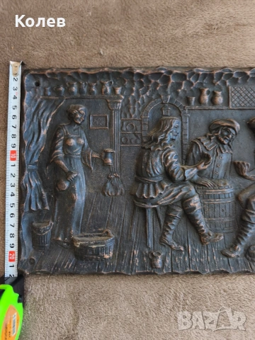 Масивно метално пано, снимка 3 - Антикварни и старинни предмети - 54331869