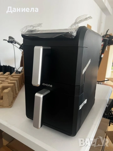 NexOne TwinFryer 11L – Двукамерен фритюрник с горещ въздух 2800W, две независими кошници, снимка 12 - Фритюрници - 55105774