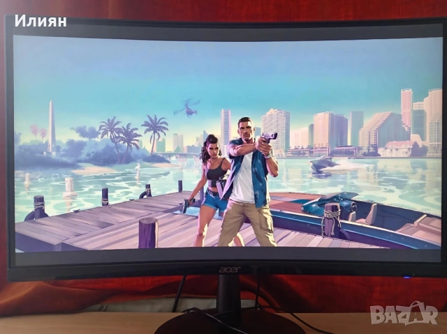 ГЕЙМЪРСКИ КОМПЛЕКТ! 144Hz Curved Monitor + PC (RX 570, 16GB RAM) - Топ Цена!