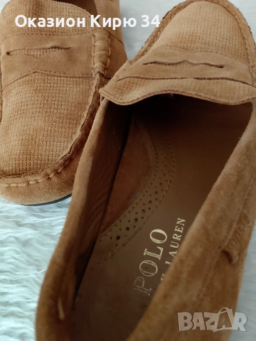 POLO Ralph Lauren мокасини велурени , снимка 14 - Мокасини - 54991052