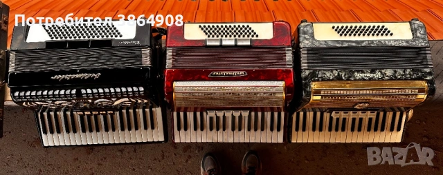 3 броя акордеони Weltmeister 96-60-48 баса, снимка 16 - Акордеони - 54004365