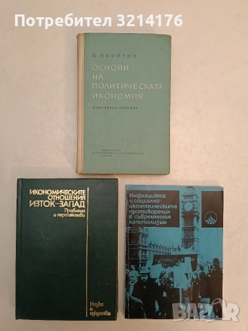 Основи на политическата икономия - П. Никитин (1964, Отлично състояние)