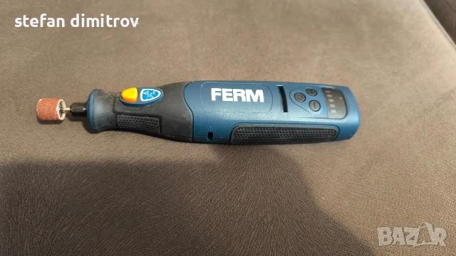 Акумулаторна шлайфмашина, Твърда, Li-ion 8 V/900 mAh, Синя, снимка 3 - Други инструменти - 55153278