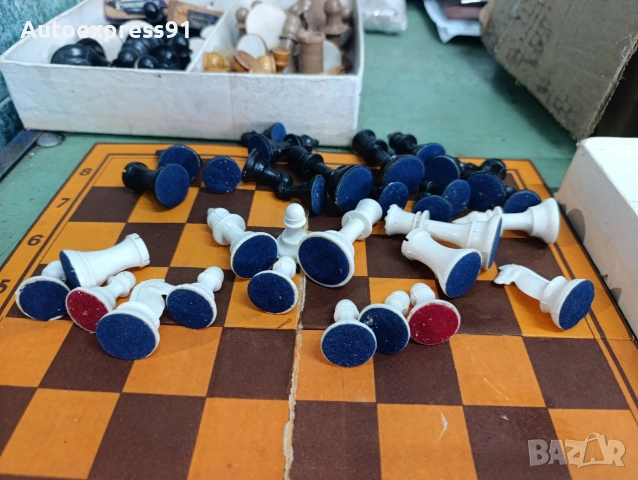 шах за игра, детски шах, соц ретро шах български, снимка 5 - Шах и табла - 55038775