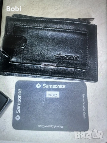 Мъжки кожен портфейл Samsonite