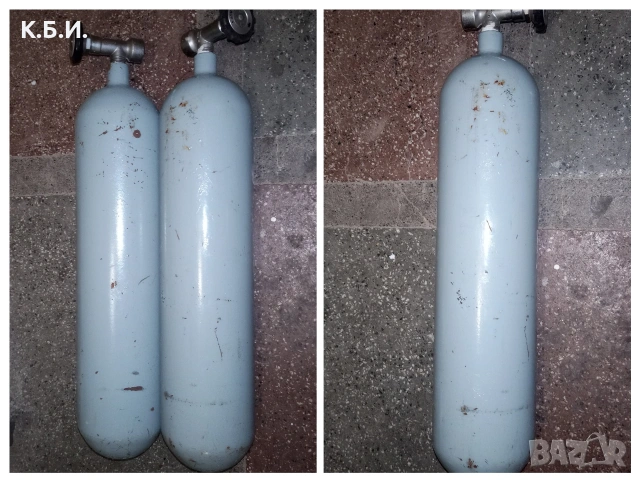 Продавам метални бутилкаи 2 броя - 4L - 200 BAR - АТМОСФЕРИ работно налягане, снимка 4 - Въздушно оръжие - 54480733