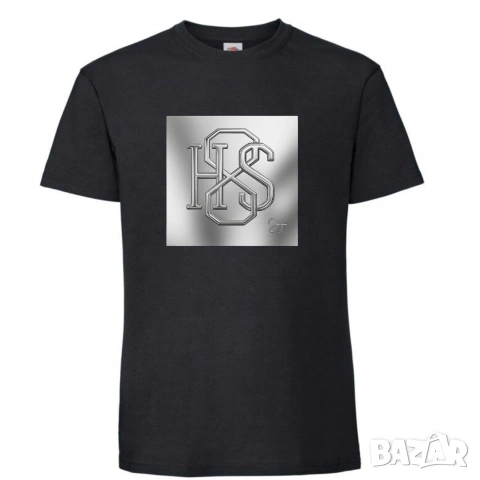 HS/Христо Стойчков, мъжки, дамско, детско, черно, бяло, памучна тениска, футбол, снимка 2 - Тениски - 54088211