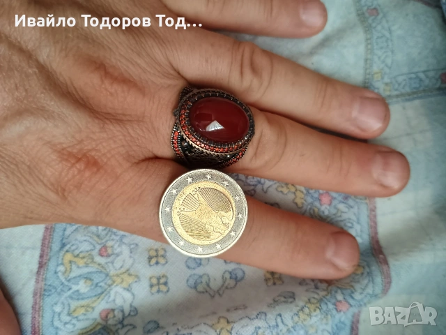 Масивни мъжки бутикови сребърни пръстени с позлата ръчна изработка, снимка 18 - Пръстени - 47853721