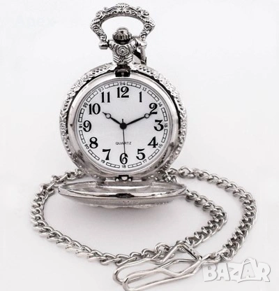 Стоманена Верижка за Джобен Часовник 37см. Масивен Сребрист Кюстек. Здрави и Стилни Верижки Кюстеци, снимка 9 - Джобни - 54010600