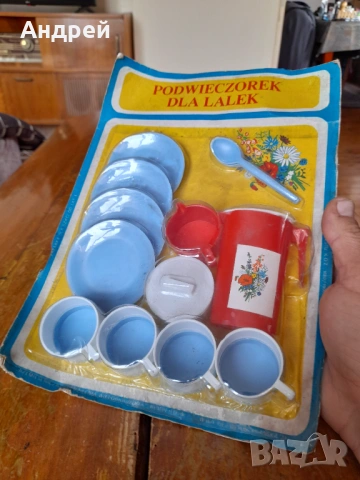Стари Детски играчки,комплект съдове, снимка 2 - Други ценни предмети - 54053121