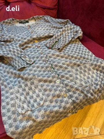 GUCCI Original Size S 100% Кашмир Прекрасна жилетка, снимка 7 - Жилетки - 54962046