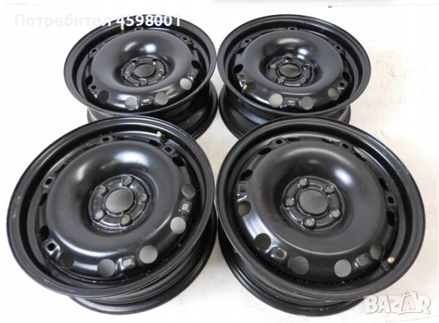 4бр.Оригинални джанти 15цола 5x100 за Skoda Fabia,Vw Polo,Seat Ibiza,Audi A1