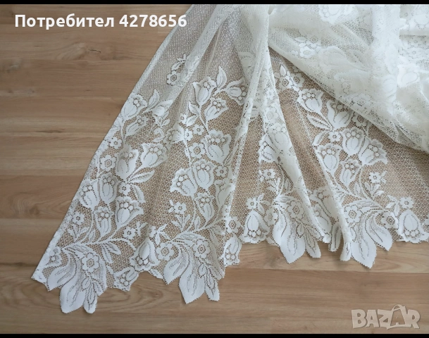 Красиво перде от дантела , снимка 5 - Пердета и завеси - 54787972