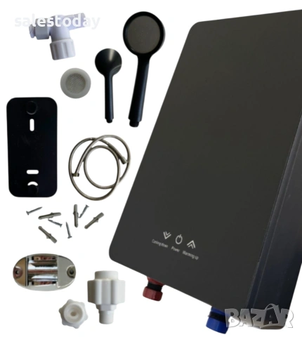 Проточен Бойлер, 5500W, 220V, 27см, снимка 2 - Бойлери - 54219108