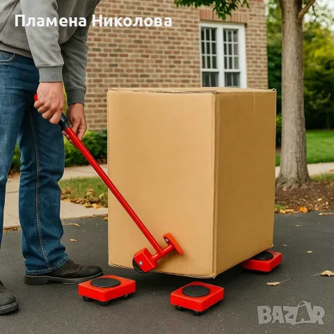 Ролкова платформа с теглич до 150 кг.