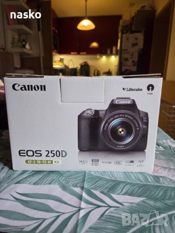 Canon EOS 250D камера тяло, снимка 9 - Камери - 54772796