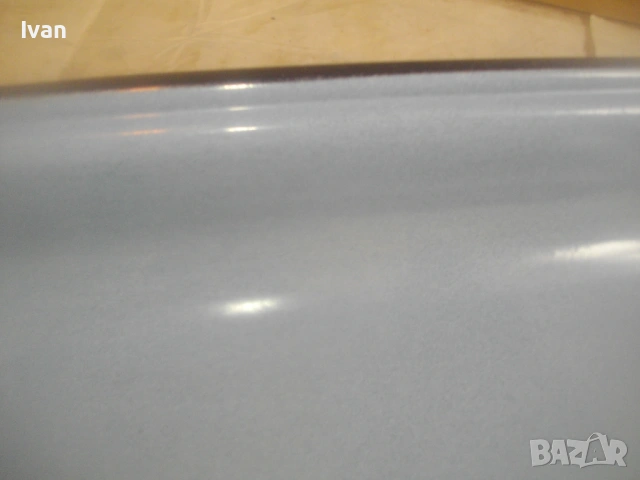 НОВА БЪЛГАРСКА голяма ТАВА ЗА АГНЕ от старото качество на Соц НРБ ЕМАЙЛИРАНА 67см/47см/13см, снимка 7 - Съдове за готвене - 54072378