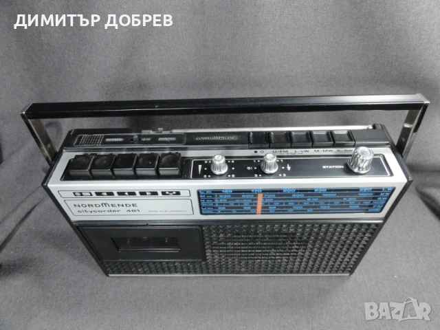 СТАР РЕТРО ТРАНЗИСТОР РАДИО КАСЕТОФОН NORDMENDE CITYCORDER 481, снимка 5 - Радиокасетофони, транзистори - 54902346