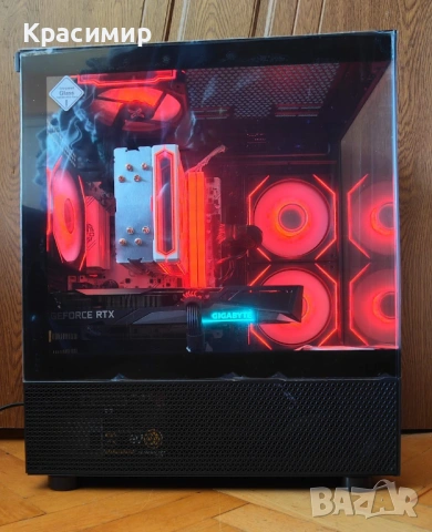 Геймърски компютър Ryzen 5600, GeForce RTX 3060ti,32gb ddr4,960gb ssd, снимка 5 - Геймърски - 54242350