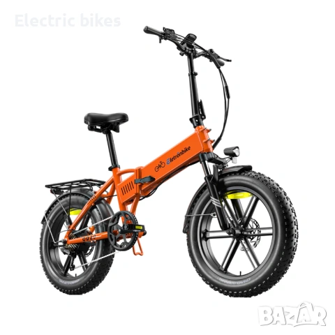 Сгъваем електрически велосипед Eletronbike OD20 – 350W, 48V, до 100 км пробег, снимка 9 - Велосипеди - 54136356