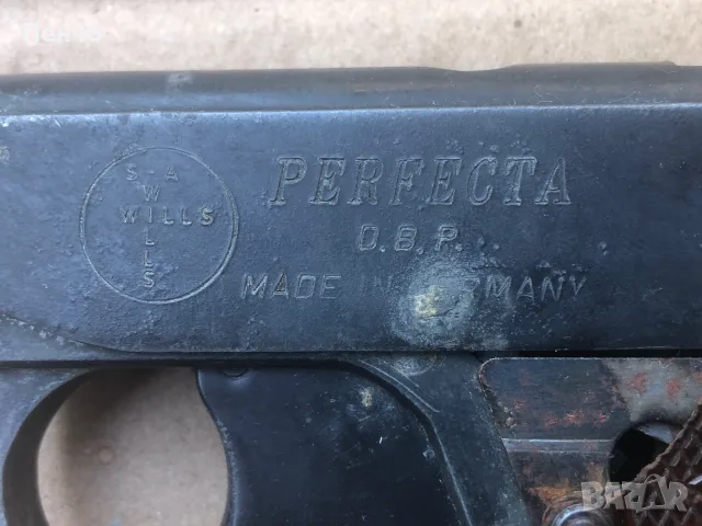 стар сигнален /стартов/ пистолет "PERFECTA" D.B.P. - MADE IN GERMANY, снимка 4 - Антикварни и старинни предмети - 55665428