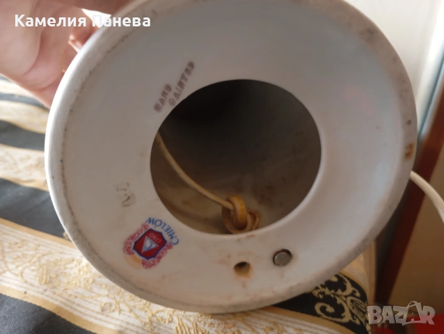 Винтидж настолна лампа, снимка 4 - Настолни лампи - 54918154