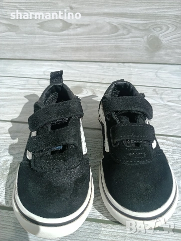 Vans кожени унисекс N 22,5, снимка 2 - Детски маратонки - 54444255