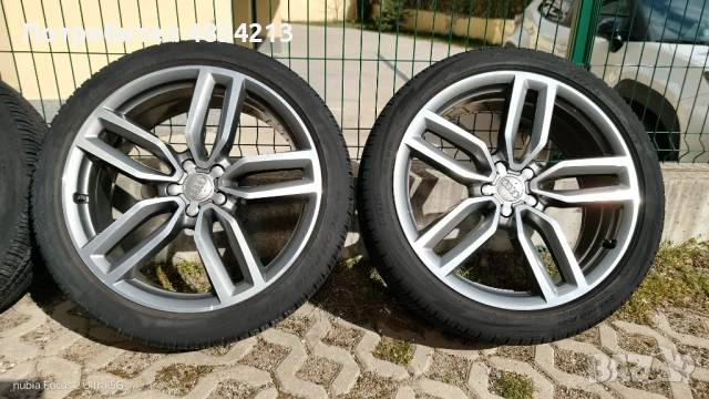 21 цола ОРИГИНАЛНИ джанти с гуми Pirelli за Audi SQ5, снимка 3 - Гуми и джанти - 54499425