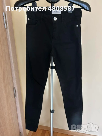 Черни панталони Terranova, снимка 5 - Панталони - 54321723